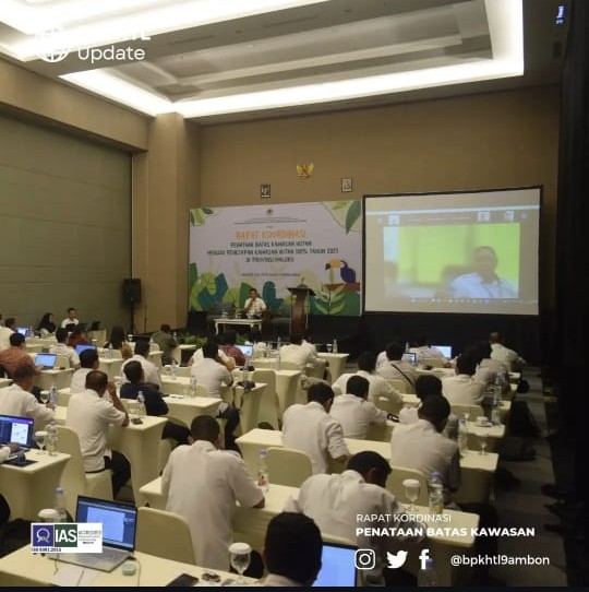 Balai Pemantapan Kawasan Hutan Wilayah IX Gelar Rakor Tata Batas